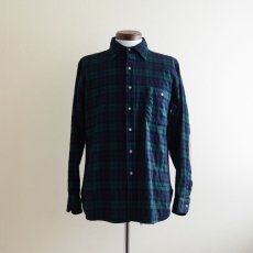画像1: 1970s PENDLETON ウールシャツ　 エルボーパッチ付き　 表記L  (1)