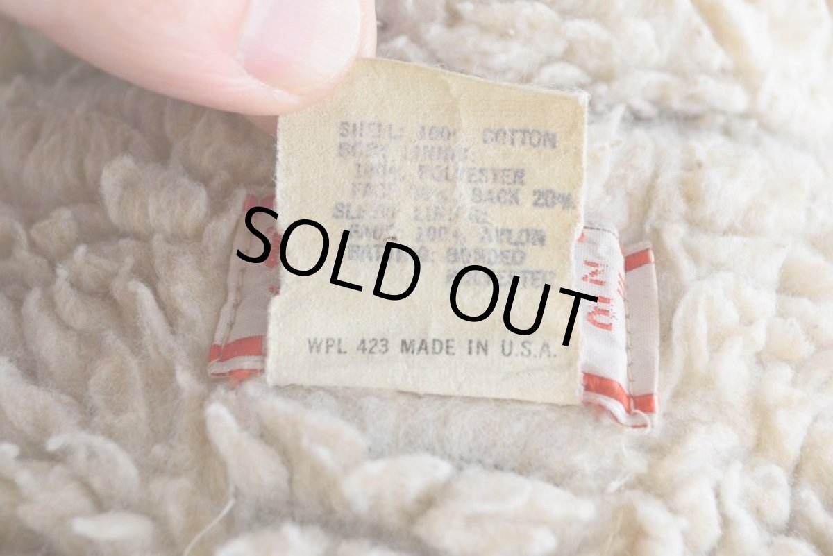 画像7: 1970s Levi's 70605デニムボアジャケット　 表記38  (7)