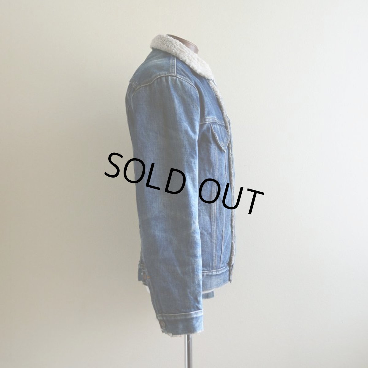 画像2: 1970s Levi's 70605デニムボアジャケット　 表記38  (2)