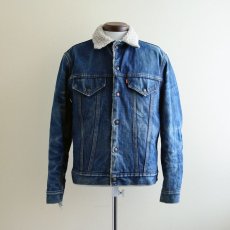 画像1: 1970s Levi's 70605デニムボアジャケット　 表記38  (1)
