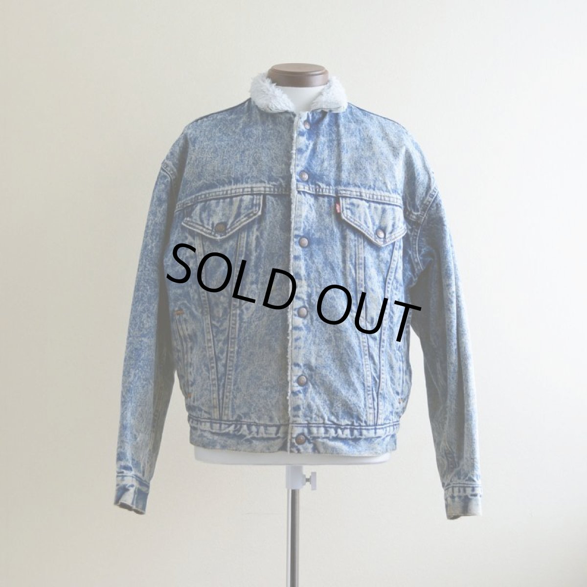 画像1: 1980s Levi's 57528デニムボアジャケット　 表記XL  (1)