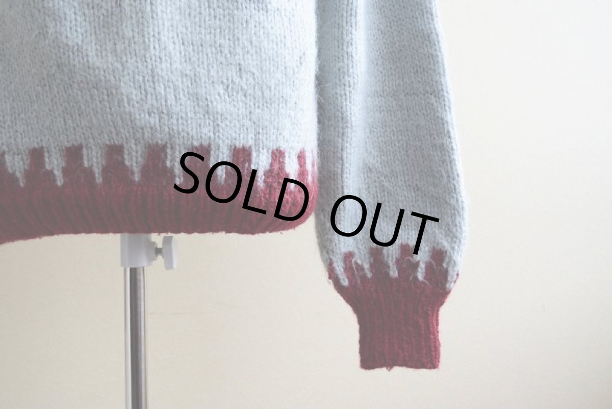 画像7: ノルディックセーター　 実寸M  (7)