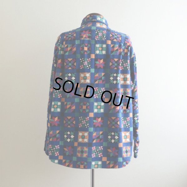 画像3: 1990s L.L.Bean 総柄プリントネルシャツ　 表記 WOMEN'S 18 