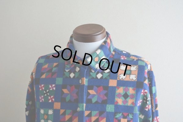 画像6: 1990s L.L.Bean 総柄プリントネルシャツ　 表記 WOMEN'S 18 