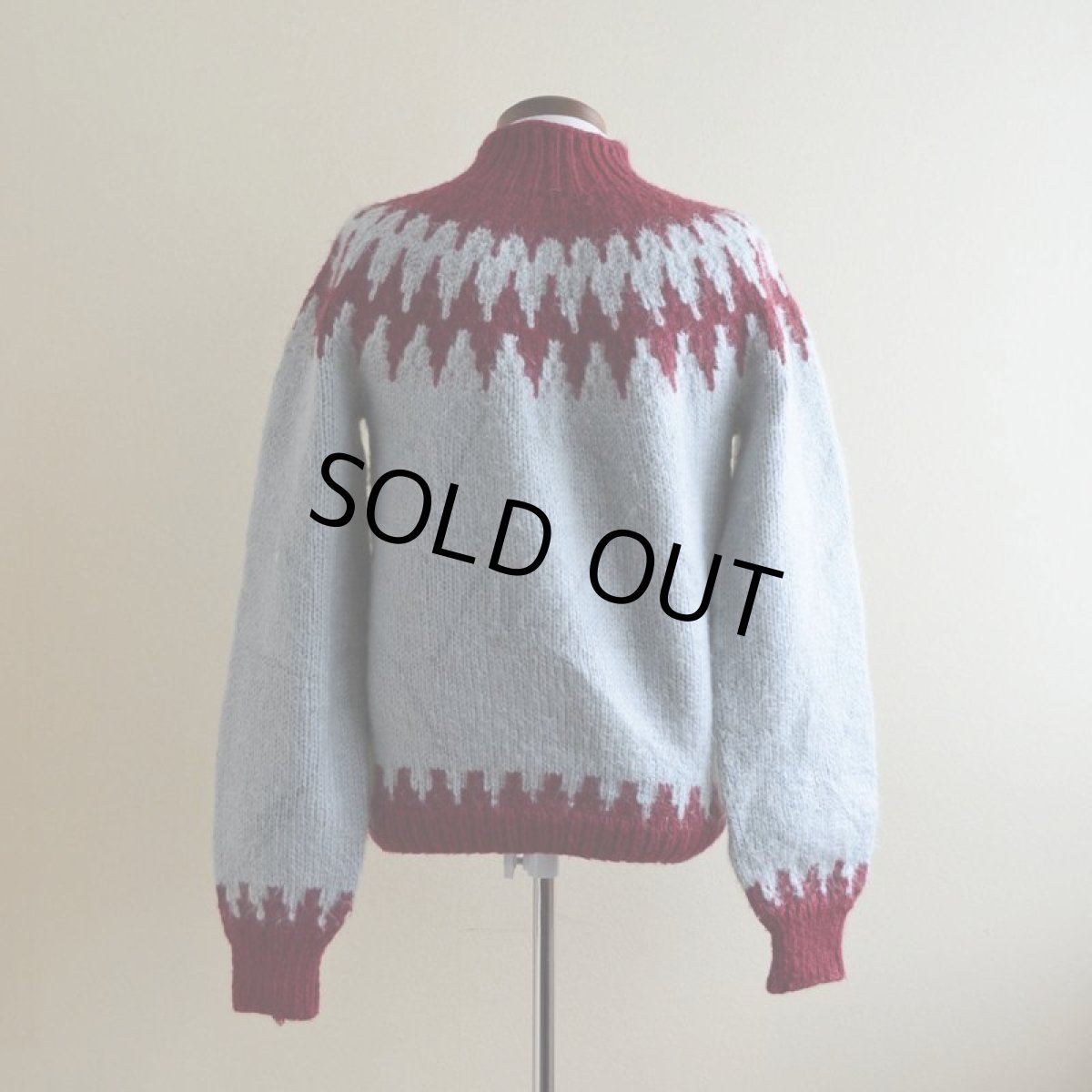 画像3: ノルディックセーター　 実寸M  (3)