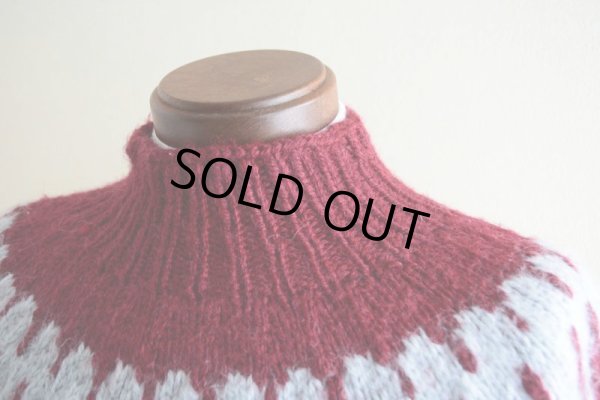 画像6: ノルディックセーター　 実寸M 