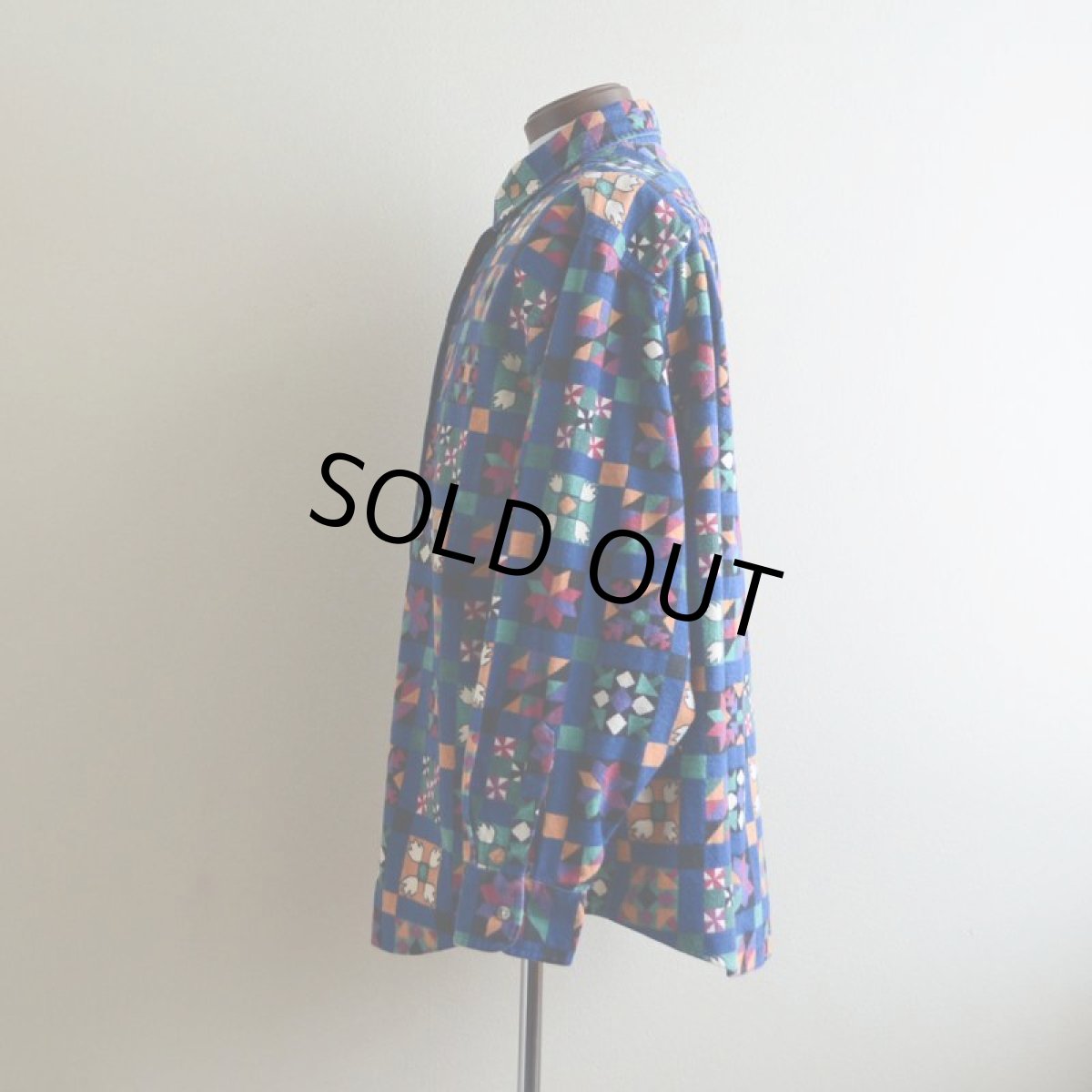 画像4: 1990s L.L.Bean 総柄プリントネルシャツ　 表記 WOMEN'S 18  (4)