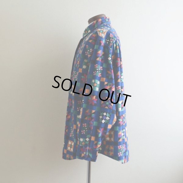 画像4: 1990s L.L.Bean 総柄プリントネルシャツ　 表記 WOMEN'S 18 