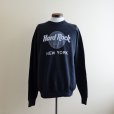 画像1: 1990s Hard Rock CAFE ロゴスウェット　<br>NEW YORK　<br>表記XL<br> (1)