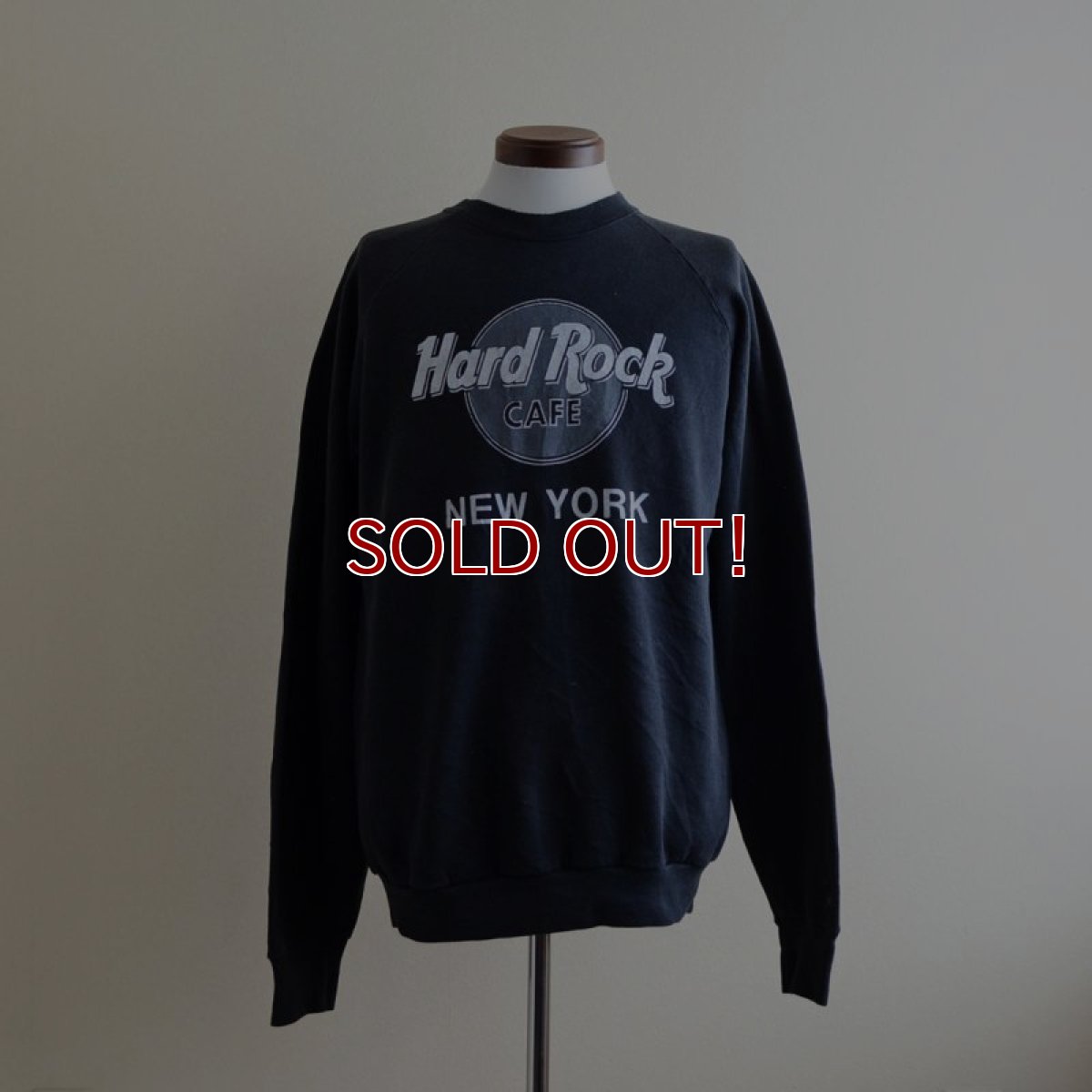 画像1: 1990s Hard Rock CAFE ロゴスウェット　 NEW YORK　 表記XL  (1)