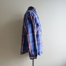 画像2: 1980s FIVEBROTHER ヘビーネルシャツ　 表記L  (2)