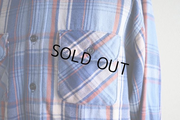 画像7: 1980s FIVEBROTHER ヘビーネルシャツ　 表記L 