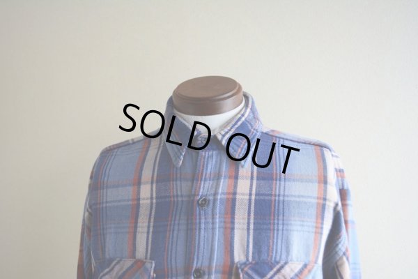 画像6: 1980s FIVEBROTHER ヘビーネルシャツ　 表記L 