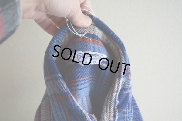 画像5: 1980s FIVEBROTHER ヘビーネルシャツ　 表記L 