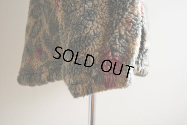 画像10: 1990s Woolrich フルジップ総柄ボアパーカー  表記WOMEN'S S