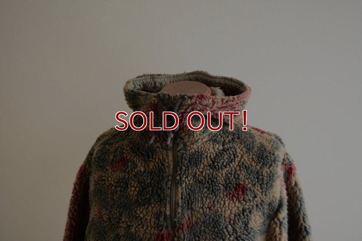 画像5: 1990s Woolrich フルジップ総柄ボアパーカー　 表記WOMEN'S S  (5)