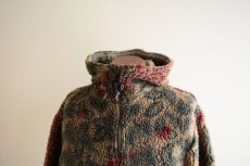 画像5: 1990s Woolrich フルジップ総柄ボアパーカー　 表記WOMEN'S S  (5)