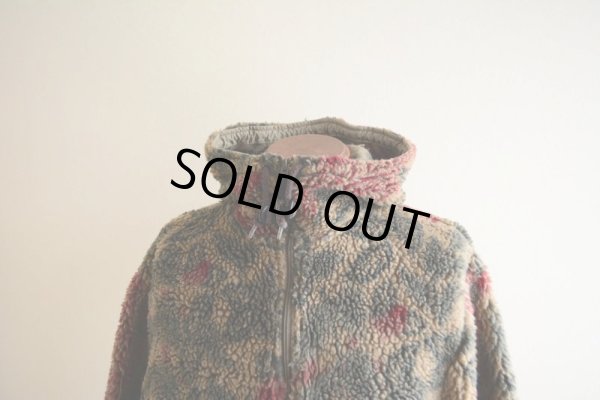 画像5: 1990s Woolrich フルジップ総柄ボアパーカー  表記WOMEN'S S