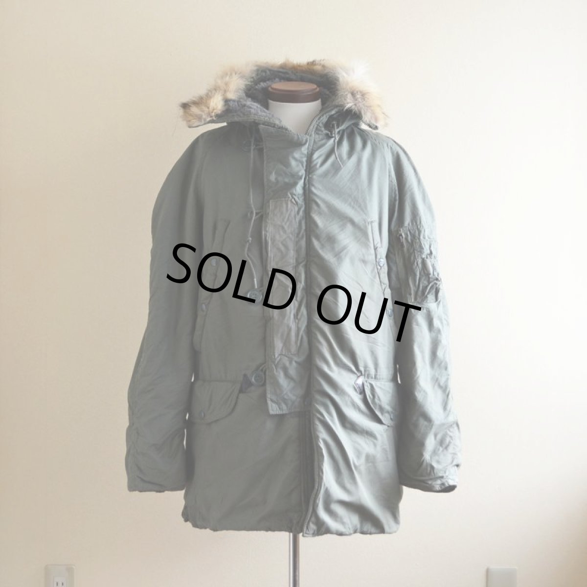 画像1: 1970s USAF N-3B フライトジャケット　 Hモデル　 表記MEDIUM  (1)