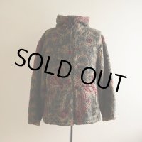 1990s Woolrich フルジップ総柄ボアパーカー　 表記WOMEN'S S 