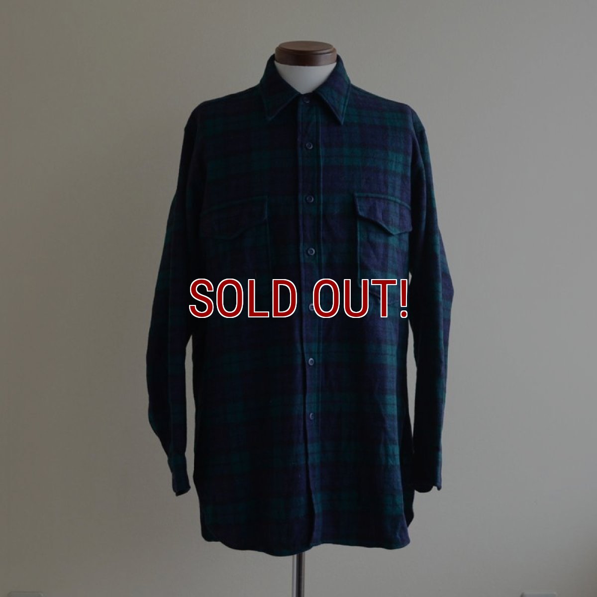 画像1: 1970s PENDLETON ウールシャツ　 表記L  (1)