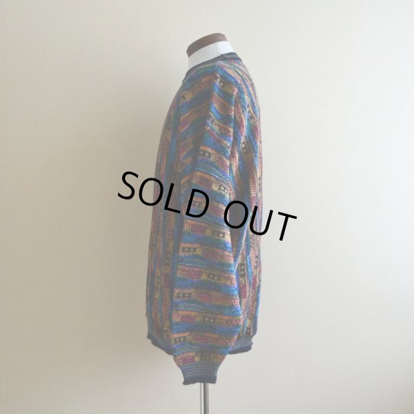 画像4: 1990s 3Dニットセーター　 実寸L-XL 