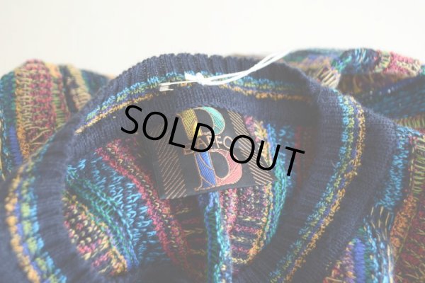 画像5: 1990s 3Dニットセーター　 実寸L-XL 