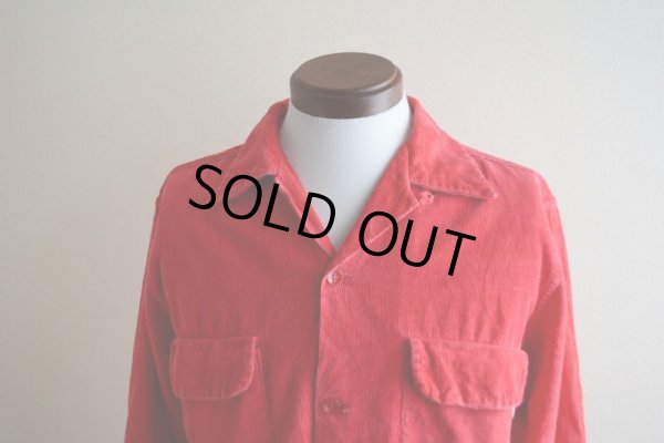 画像5: 1960s コーデュロイシャツ　 実寸ML 