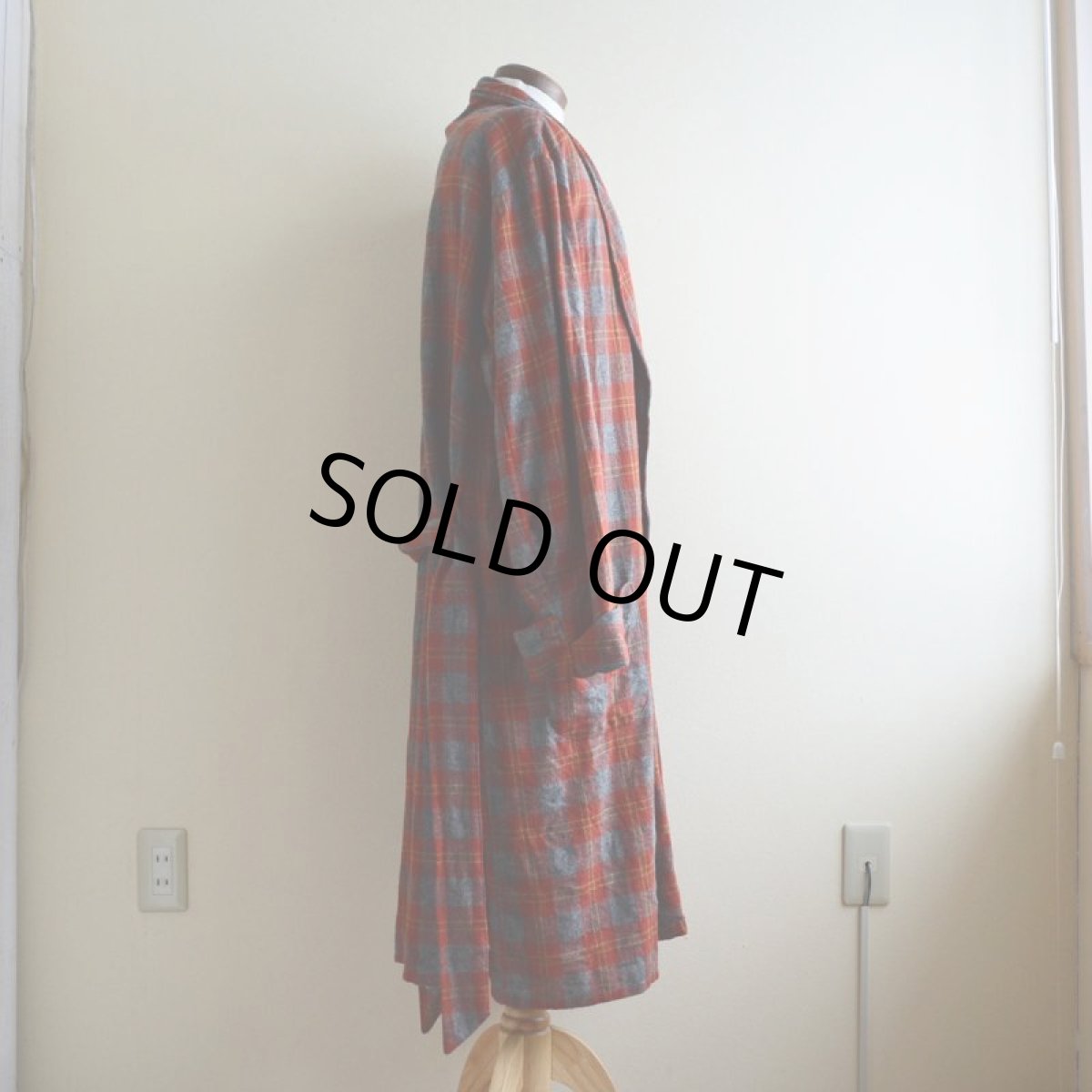 画像2: 1960s BRENT ウールガウン　 表記XL  (2)