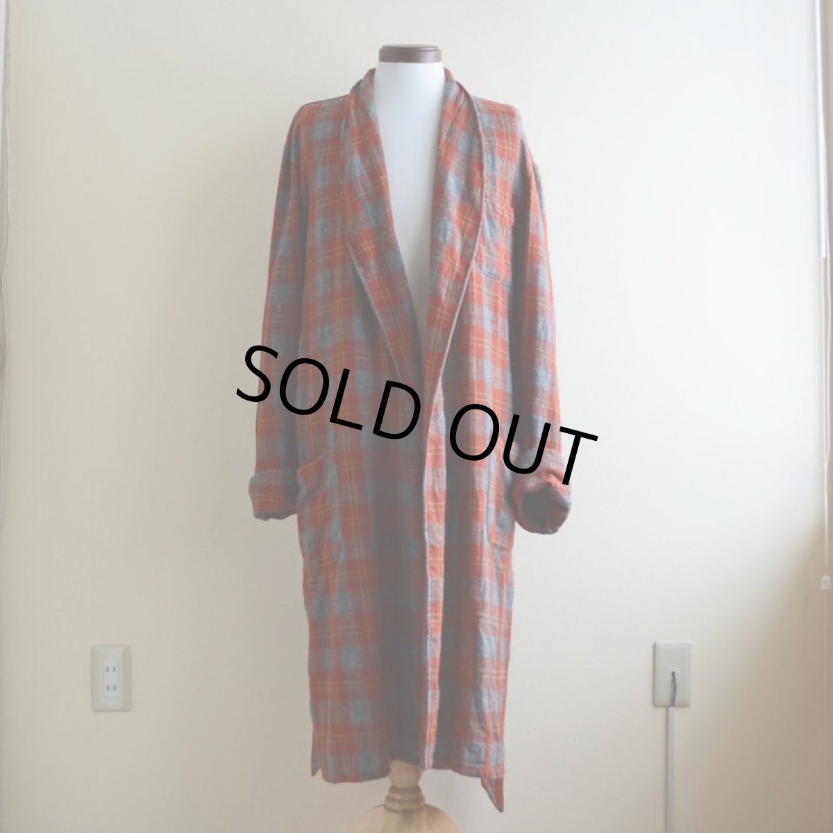 画像1: 1960s BRENT ウールガウン　 表記XL  (1)