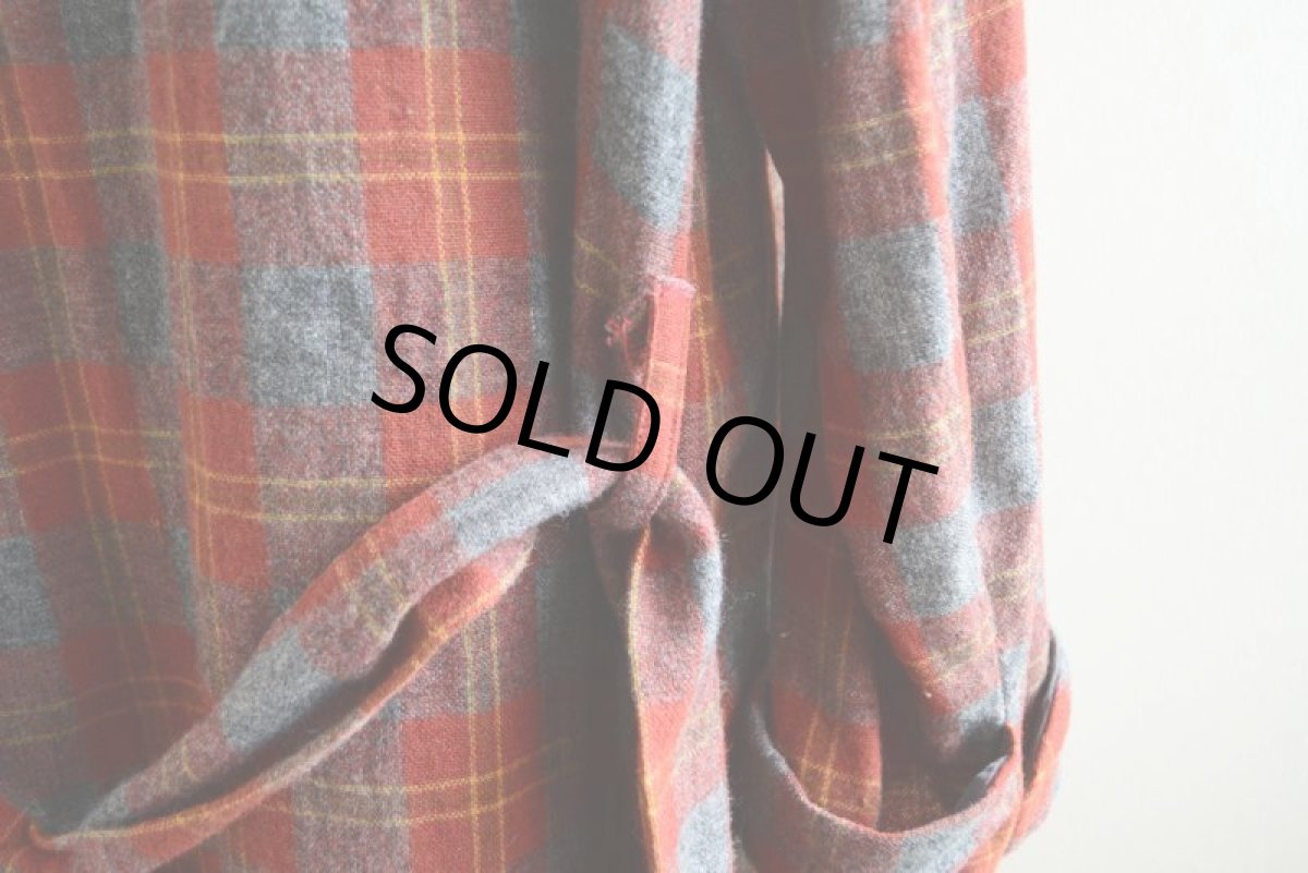 画像10: 1960s BRENT ウールガウン　 表記XL  (10)