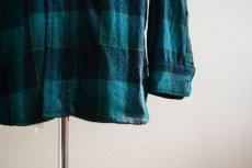 画像8: 1960s Minnesota Woolen マチ付きウールシャツ　 実寸L  (8)