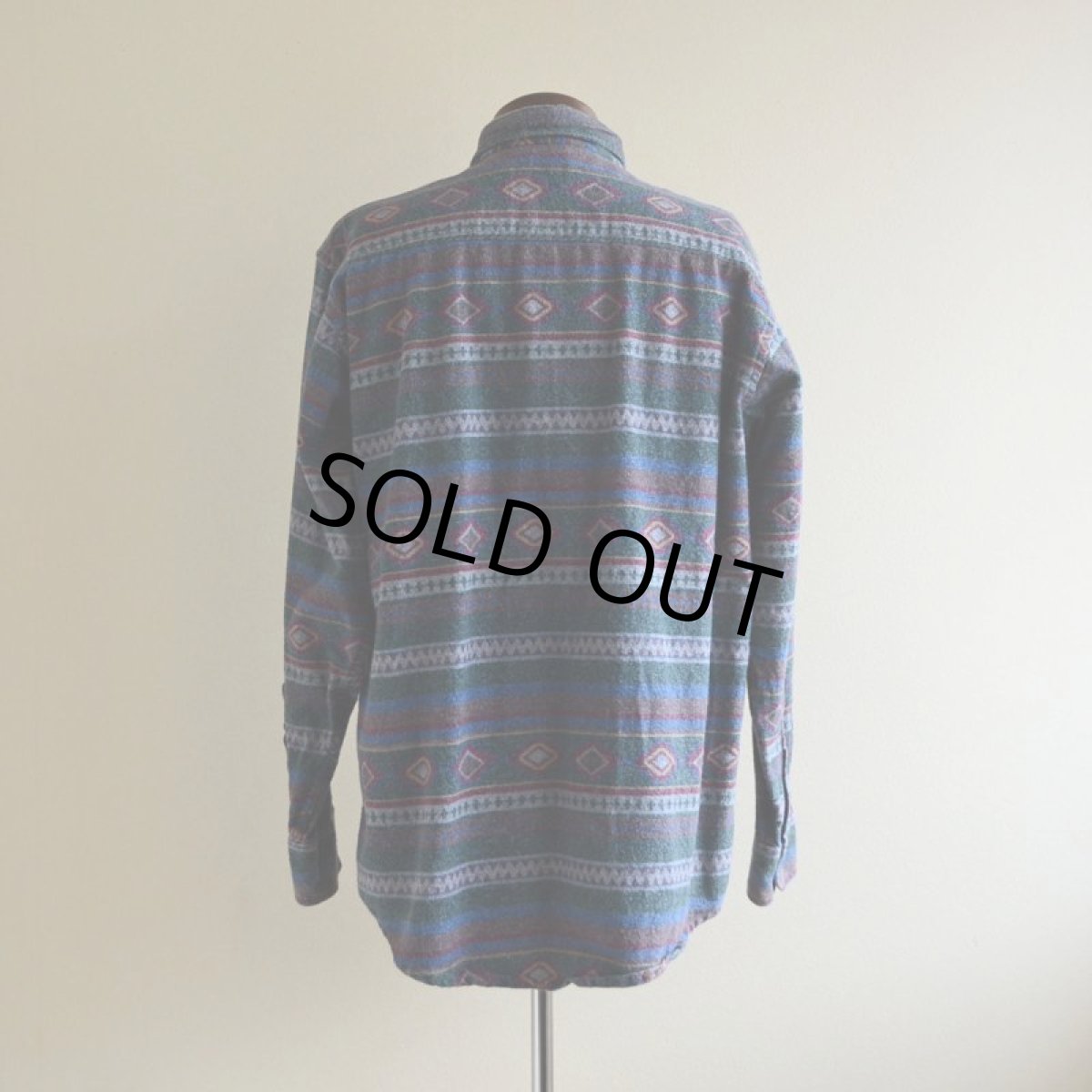 画像3: 1990s L.L.Bean 総柄ネルシャツ　 表記L  (3)