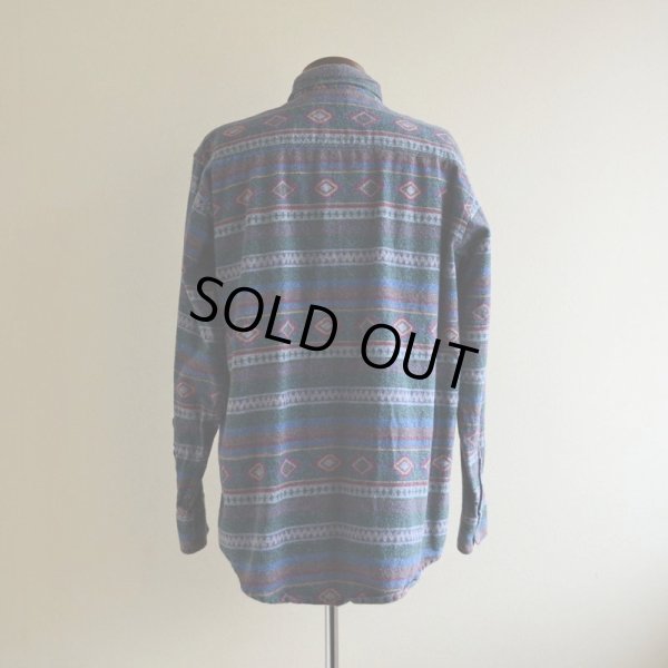 画像3: 1990s L.L.Bean 総柄ネルシャツ　 表記L 