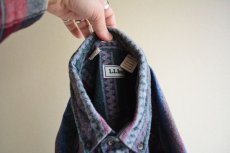画像5: 1990s L.L.Bean 総柄ネルシャツ　 表記L  (5)