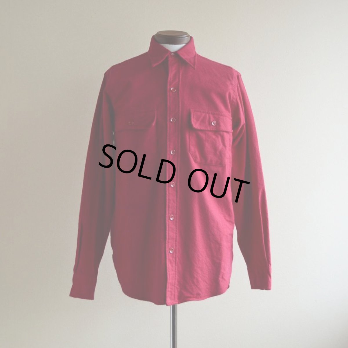 画像1: 1980s L.L.Bean シャモアクロスシャツ　 表記14 1/2  (1)