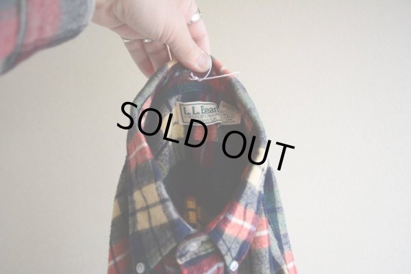 画像5: 1980s L.L.Bean ネルシャツ  表記L