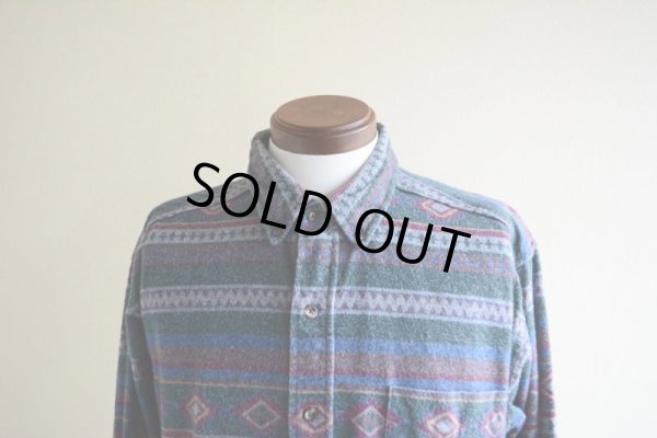 画像6: 1990s L.L.Bean 総柄ネルシャツ　 表記L 