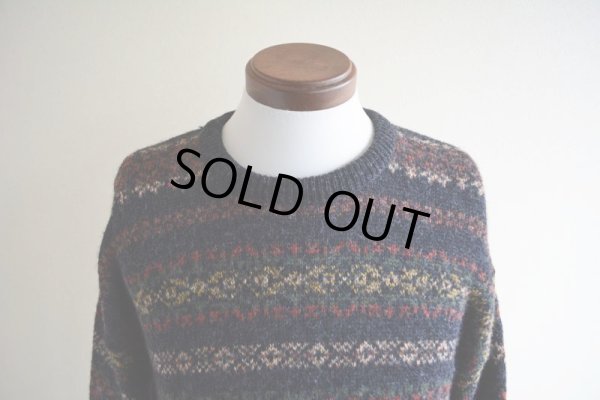 画像7: G.H.BASS&CO. フェアアイルセーター  MADE IN SCOTLAND  表記M