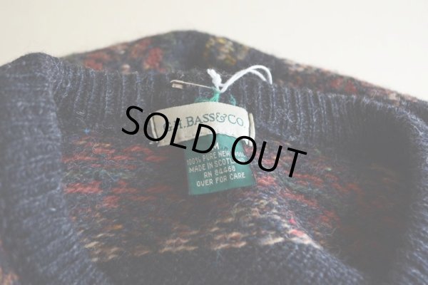 画像5: G.H.BASS&CO. フェアアイルセーター  MADE IN SCOTLAND  表記M