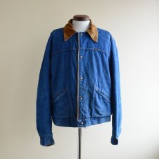 画像1: 1970s Wrangler デニムボアジャケット　 実寸XL  (1)