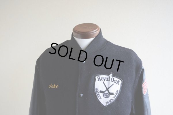 画像7: 1980s HOLLOWAY チェーン刺繍スタジャン  表記S