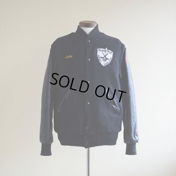 画像3: 1980s HOLLOWAY チェーン刺繍スタジャン  表記S