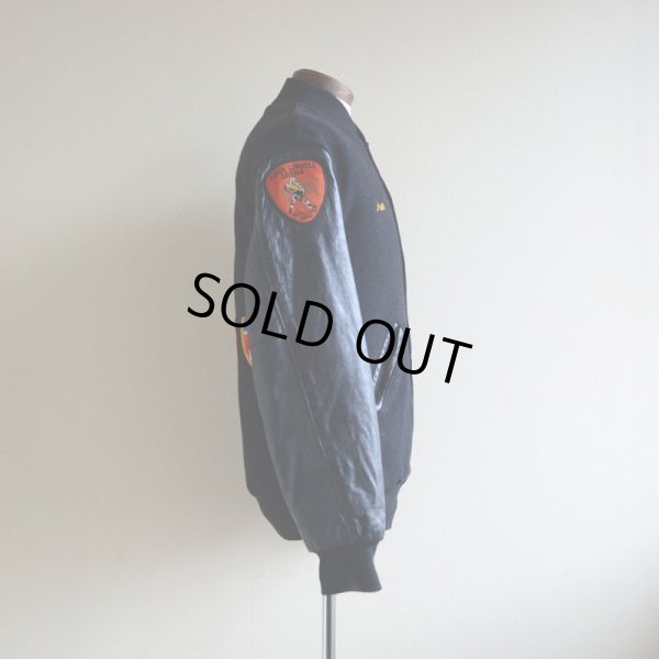 画像4: 1980s HOLLOWAY チェーン刺繍スタジャン  表記S