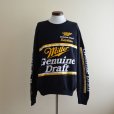 画像1: 1990s Miller Genuine Draft プリントスウェット　<br>表記L<br> (1)