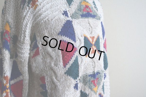 画像10: 1980s Woolrich リネン×コットンニットセーター　 表記M 