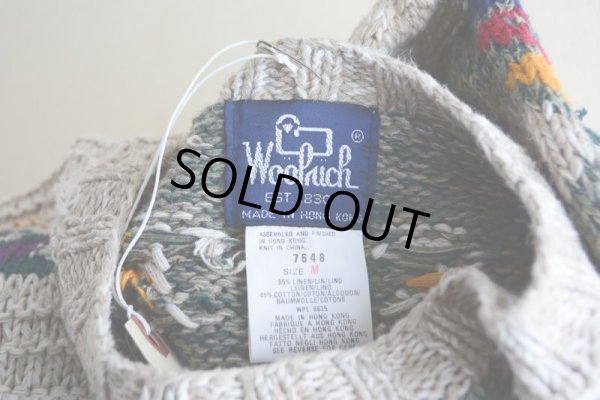 画像5: 1980s Woolrich リネン×コットンニットセーター　 表記M 