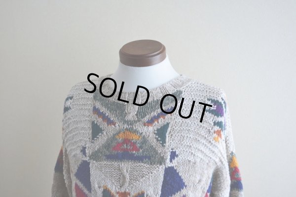 画像6: 1980s Woolrich リネン×コットンニットセーター　 表記M 