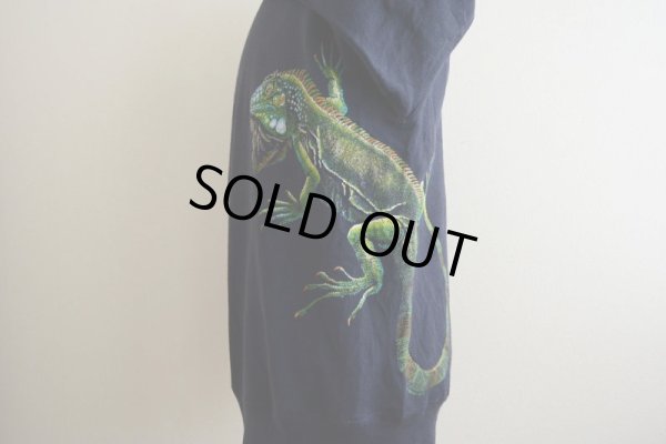 画像10: 1990s HARLEQUIN NATURE GRAPHICS イグアナスウェット　 表記L 