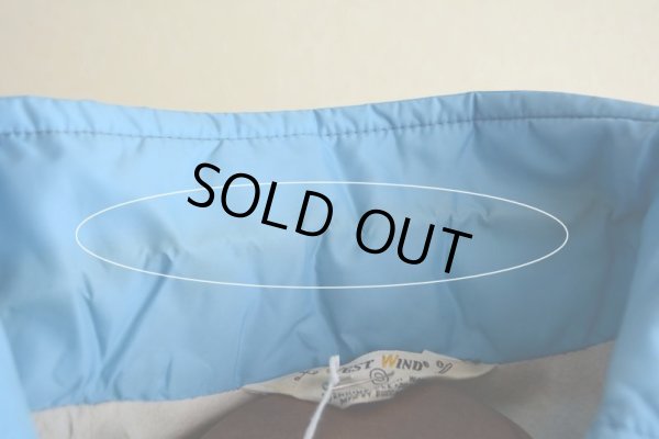 画像14: 1970s WEST WIND ナイロンコーチジャケット  チェーン刺繍  表記S